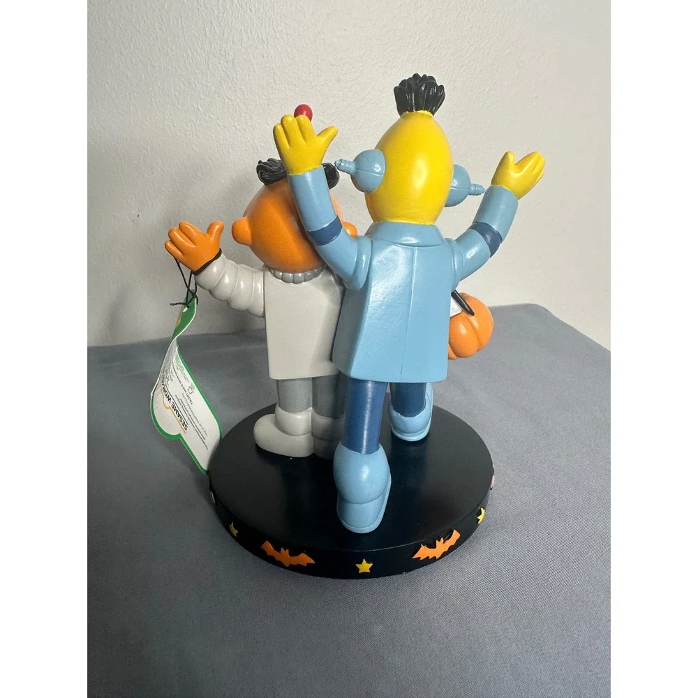 Sesame Street Bert and Ernie Halloween Robot Costume Figurine Statue Decor